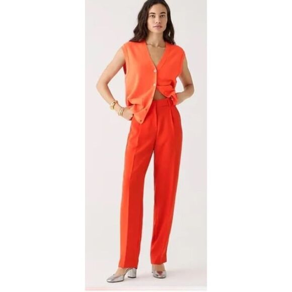 J. Crew Essential Pant in City Crepe Sz. 0 - Picture 1 of 7